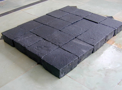Manufacturers,Exporters of Cobbles Kadappa Black Limestone